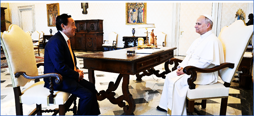 FAO Director-General’s Papal Audience with His Holiness Pope Leo XIV
